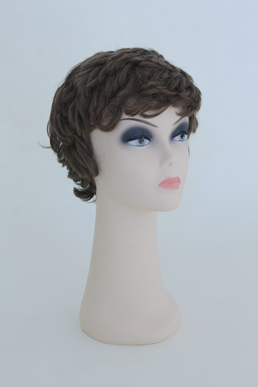 Short Dark Brown Wig $5