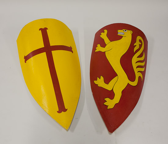 Medieval Knights Shields (set of 2)