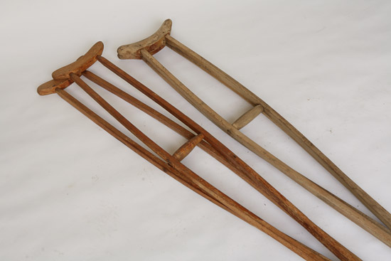 Wooden Crutches  $10 pair