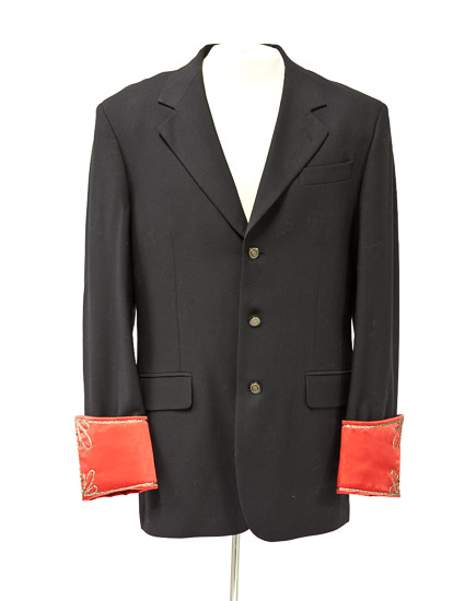 Black Blazer with Red Cuffs (44L) $10