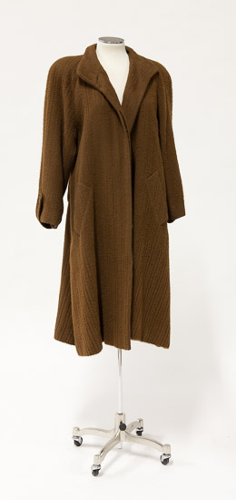 Long Brown Wool Coat (Size 10) $15