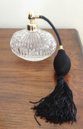 Perfume Atomizer with Black Tassle $5