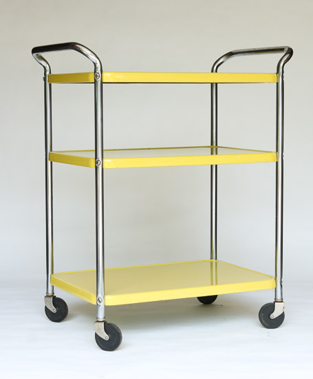 Yellow Metal Cart  $25