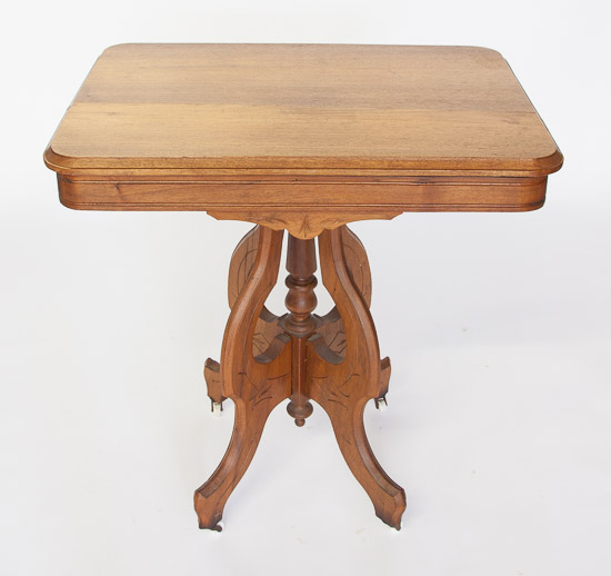 Antique Oak Parlor Table  $35