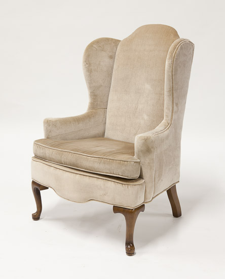 Queen Anne Cream Armchair $35