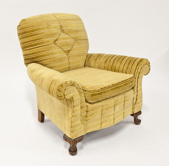Gold Arm Chair $40