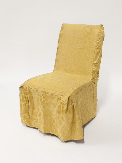 Gold Damask Chair Covers      (Set of 7) $5 Each