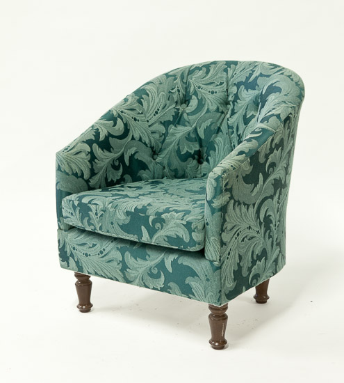 Green Scroll Leaf Chair  $35