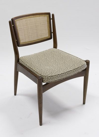 Mid-century Chair / Leopard Seat  $15