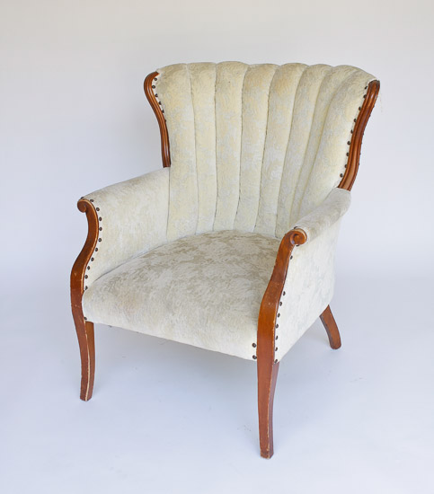 Cream Arm Chair $35