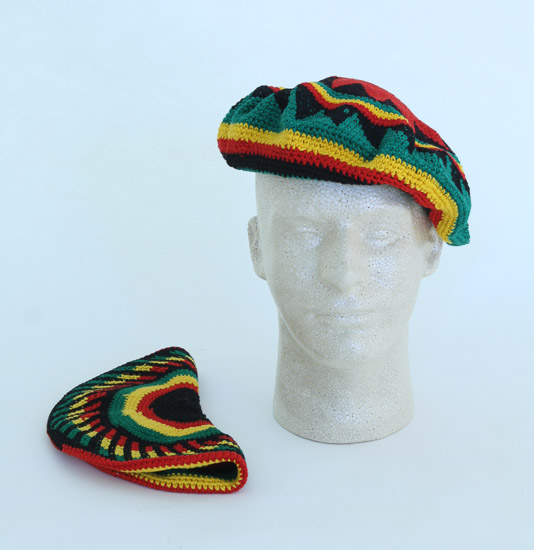 Colorful Crochet Berets (2) $5