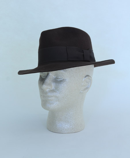 Dark Brown Fedora $5