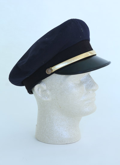 Officer's Cap w/Gold Strip $5