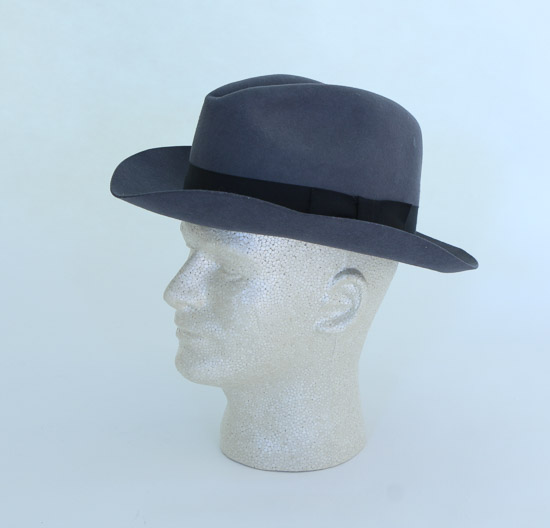 Dark Gray Stetson with Black Bow Band $4