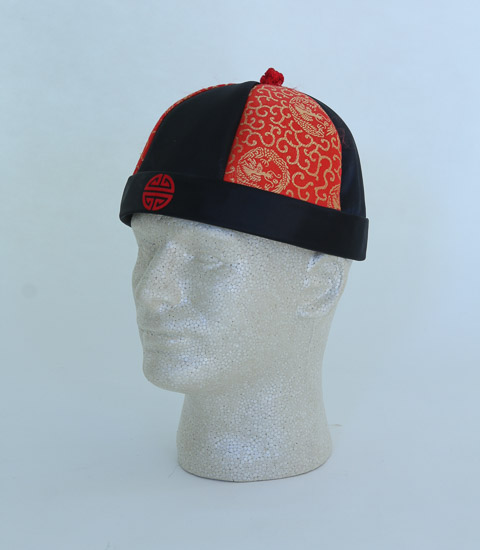 Black and Red Oriental Hat $5