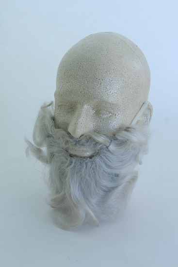 Light Gray Mustache/Beard $5