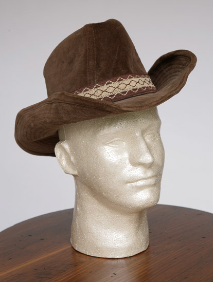 Corduroy Cowboy Hat w/Band $4
