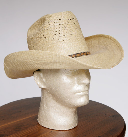 Straw Cowboy Hat w/Small Band $5