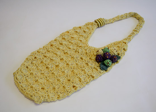 Yellow Macrame Bag $4