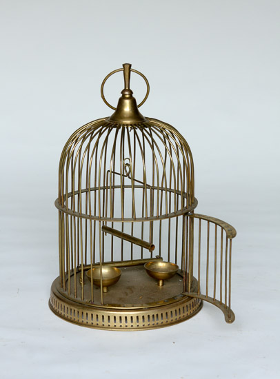 Small Brass Bird Cage $15