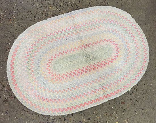 Oval Braided Rug $15