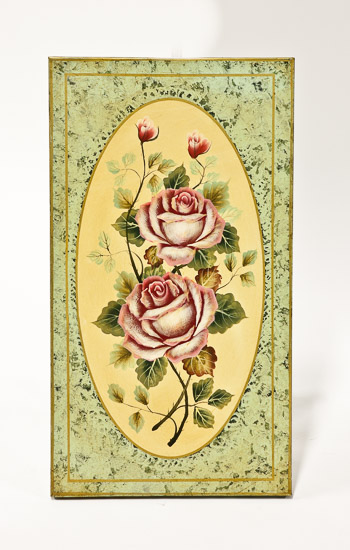 Rose Tin Wall Decor $5