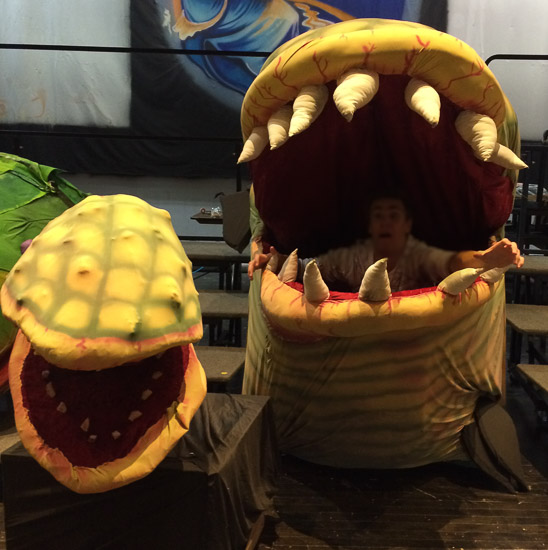 Little Shop Oof Horrors Audrey II Puppets #2 & 3