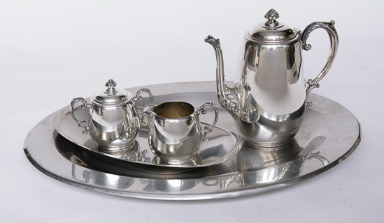 Silver Tea Serving Set $20