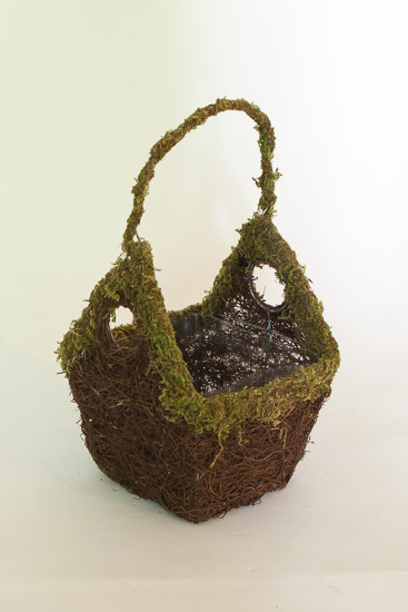 Small Moss-covered Basket $3