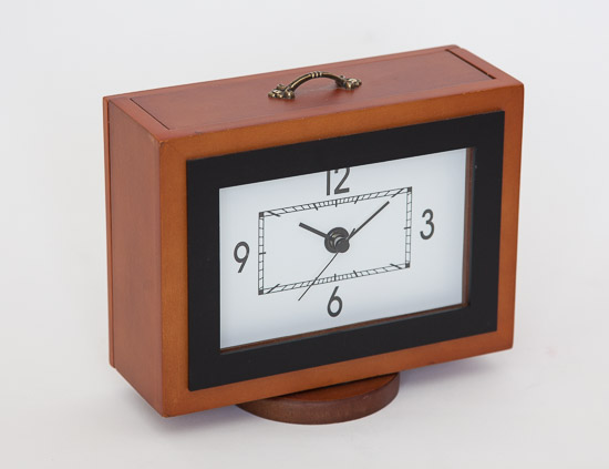 Spinning Alarm Clock $5