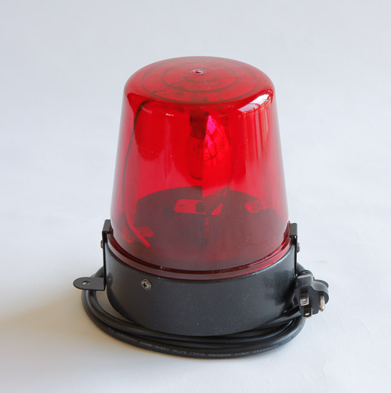 Flashing Red Police Light $12