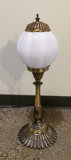 Vintage Globe Table Lamp $25