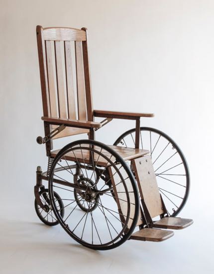 Antique Wheelchair with Slats $70