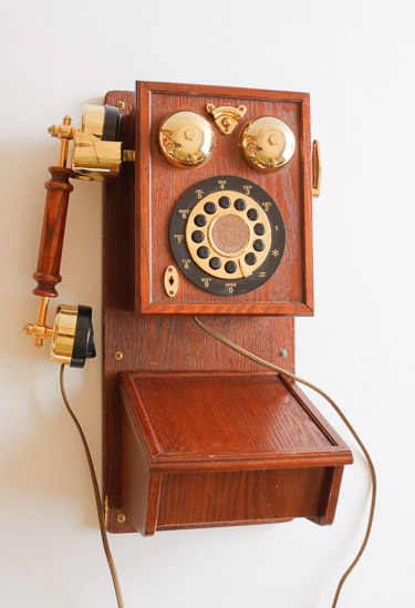 1927 Wooden Phone Replica $40