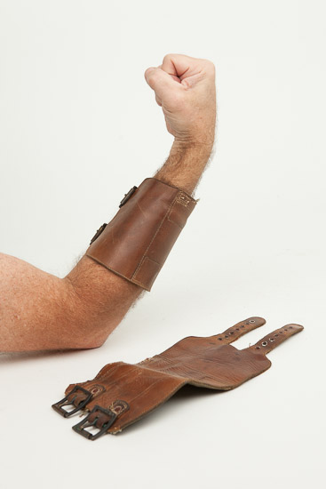 Leather Vambrace Set $10