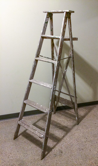 6' Vintage Wooden Ladder  $20