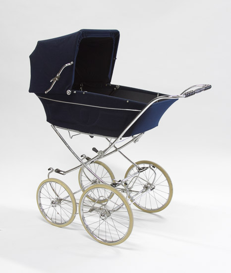 Midnight Blue Midcentury Stroller $50