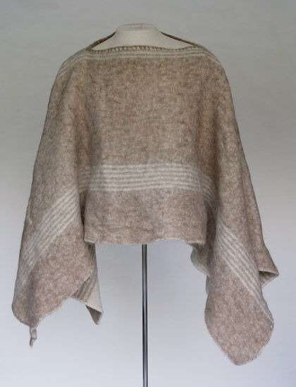 Beige Wool Poncho $15