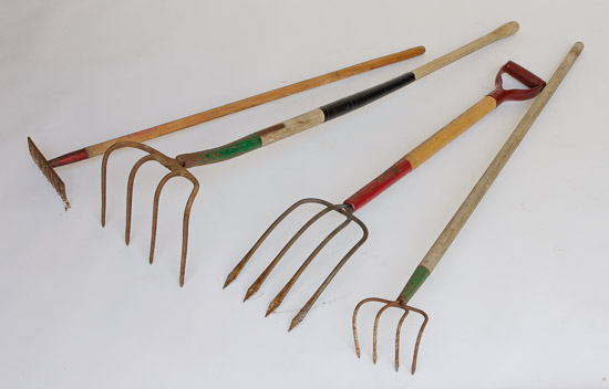 Pitchfork / Hoe Assortment $25