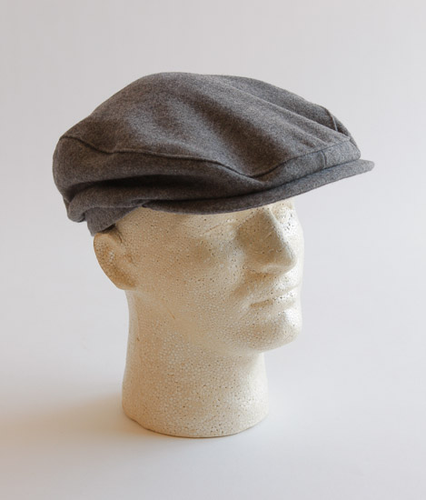 Men's L/XL Gray Newsboy Cap $5